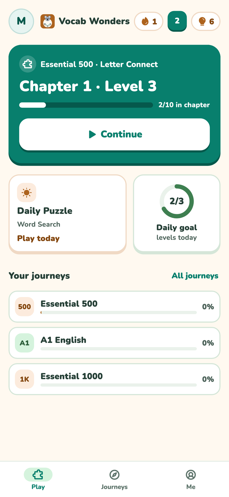 Vocab Wonders screenshot